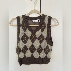 Weekday Argyle Sweater Vest
